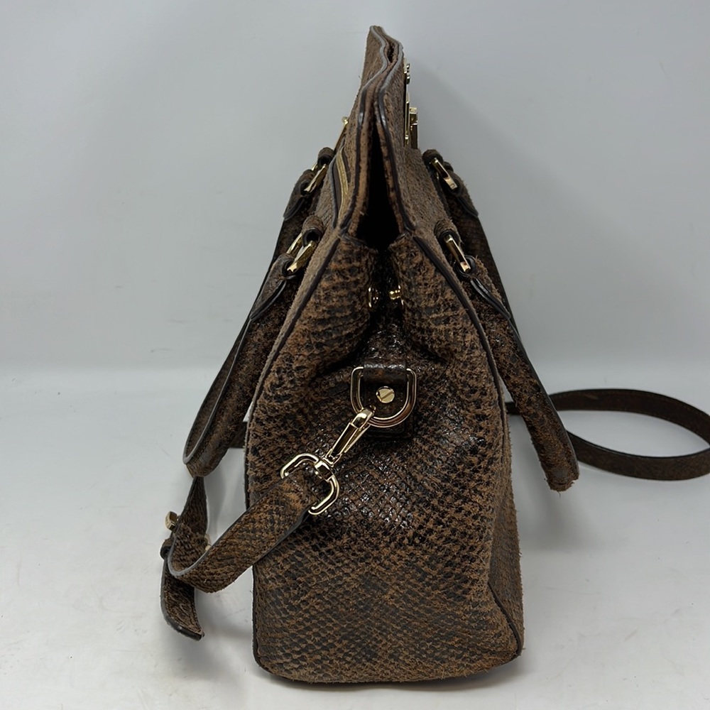 Michael Kors Burnished Python Astrid Leather Bag … - image 5